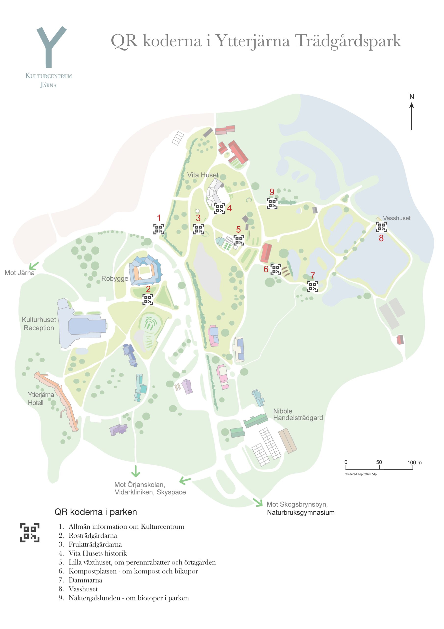 QR-karta – Ytterjärna Trädgårdspark